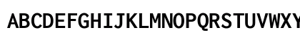 Inconsolata Bold Uppercase Preview