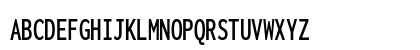 Inconsolata ExtraCondensed SemiBold Regular Uppercase Preview