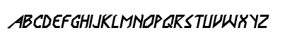Inertia Oblique Uppercase Preview
