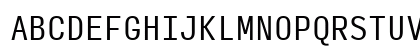 Input Mono Condensed Regular Preview