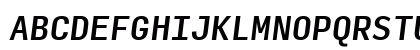Input Mono Narrow Medium Italic Preview