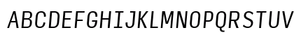 Input Sans Compressed Italic Preview