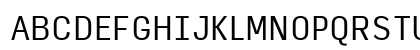 Input Sans Condensed Regular Uppercase Preview
