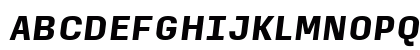 Input Sans Narrow Black Italic Preview