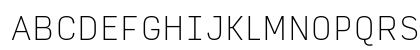 Input Sans Narrow Thin Preview