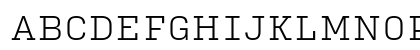 Input Serif Extra Light Uppercase Preview