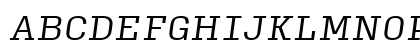 Input Serif Italic Uppercase Preview