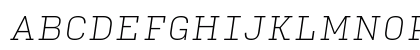 Input Serif Thin Italic Preview