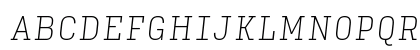 Input Serif Condensed Thin Italic Uppercase Preview