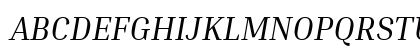Inria Serif Italic Uppercase Preview