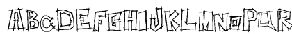 NewUnicodeFont Regular Uppercase Preview