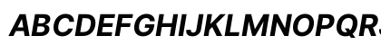 Inter Bold Italic Preview