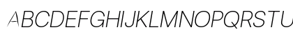 Inter Display Extra Light Italic Uppercase Preview