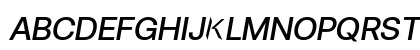 Inter Display Medium Italic Uppercase Preview