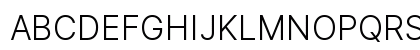 Inter Light BETA Regular Uppercase Preview