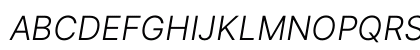 Inter Light  BETA Italic Preview