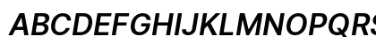 Inter Semi Bold Italic Preview