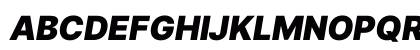 Inter UI Black Italic Preview