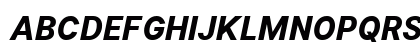 Inter UI Black Italic Preview