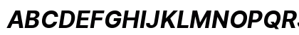 Inter UI Bold Italic Preview