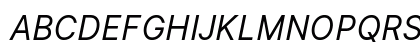Inter UI Italic Preview