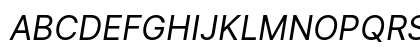 Inter UI Italic Preview