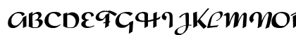 Interdite Script Regular Uppercase Preview
