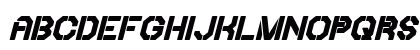 Iori Bold Italic Uppercase Preview