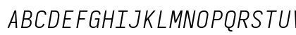 Iosevka Light Extended Oblique Regular Preview