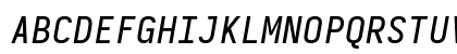 Iosevka Medium Extended Italic Preview