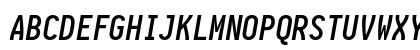 Iosevka Semibold Italic Preview