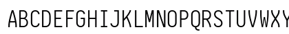 Iosevka NF Regular Uppercase Preview