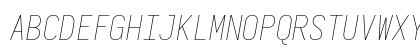 Iosevka Thin Italic Preview