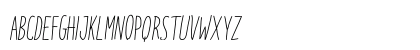 Italo Light Italic Uppercase Preview
