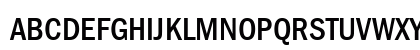 ITC Franklin Gothic LT Com Medium Condensed Uppercase Preview