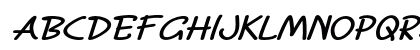 Jakaro Expanded Italic Preview