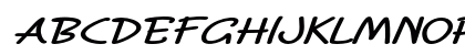Jakaro Extra-expanded Italic Preview