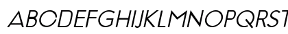 Jambetica Italic Uppercase Preview