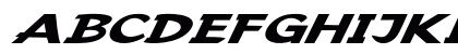 Jellybowl Extra-expanded Italic Preview