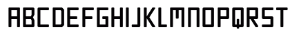 Jet Set Regular Uppercase Preview