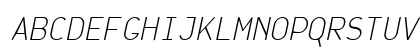 JetJaneMonoThin Italic Preview