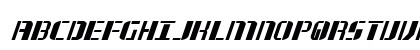 Jetway Bold Italic Uppercase Preview