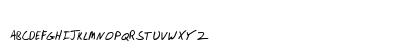 JHand Regular Uppercase Preview