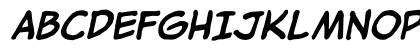 jibbajabba ExtraBold Italic Preview