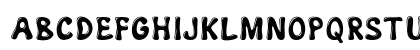 Jigglepop Regular Uppercase Preview