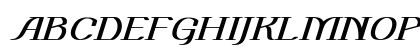Jitter Extra-expanded Italic Preview