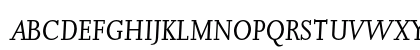 Joanna MT Std Italic Uppercase Preview