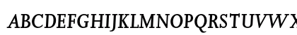 Joanna MT Std Semibold Italic Uppercase Preview