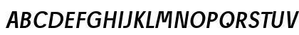 Josef reduced Regular Italic Uppercase Preview