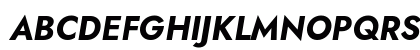 Jost Bold Italic Uppercase Preview